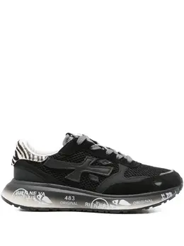 Premiata: Чёрные кроссовки 