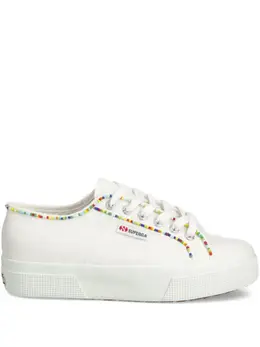 Superga: Многоцветные кроссовки 