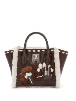 Ermanno Scervino: Коричневая сумка-шоппер 