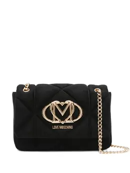 Love Moschino: Чёрная сумка через плечо 