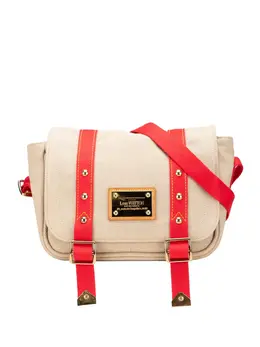 Louis Vuitton Pre-Owned: Коричневая сумка через плечо 