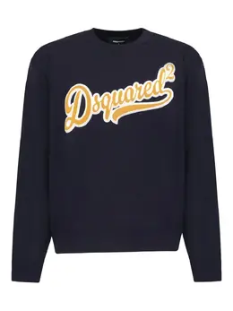 DSQUARED2: Синий свитшот 
