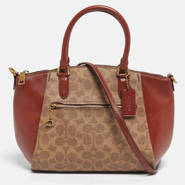 Coach: Коричневая сумка 