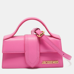 Jacquemus: Розовая сумка на руку  Le Bambino
