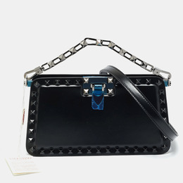 Valentino: Чёрный клатч  Rockstud