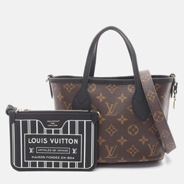 Louis Vuitton: Чёрная сумка-шоппер  Neverfull