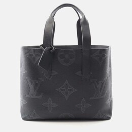 Louis Vuitton: Чёрная сумка-шоппер 