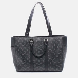 Louis Vuitton: Чёрная сумка-шоппер 