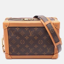 Louis Vuitton: Коричневая сумка 