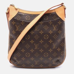 Louis Vuitton: Коричневая сумка через плечо 