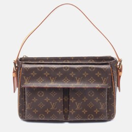 Louis Vuitton: Коричневая сумка на руку 