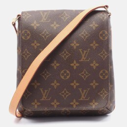 Louis Vuitton: Коричневая сумка  Musette