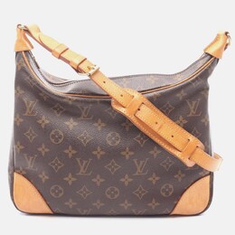 Louis Vuitton: Коричневая сумка 