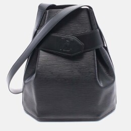 Louis Vuitton: Чёрная сумка  Épi