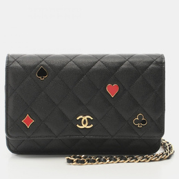 Chanel: Чёрная сумка через плечо 