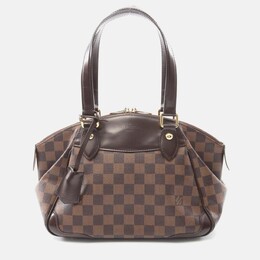 Louis Vuitton: Коричневая сумка 