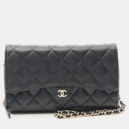 Chanel: Чёрная сумка через плечо 