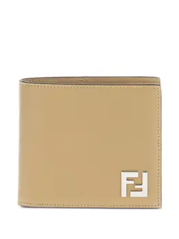 FENDI: Бежевый кошелёк  FF
