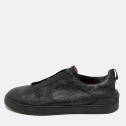 Ermenegildo Zegna: Чёрные мокасины  Triple Stitch