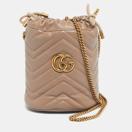 Gucci: Розовая сумка  GG Marmont