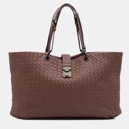 Bottega Veneta: Розовые брюки  Intrecciato