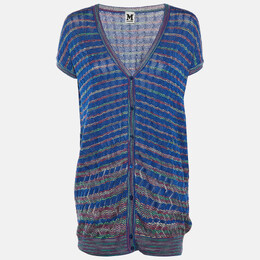 M Missoni: Голубой кардиган 