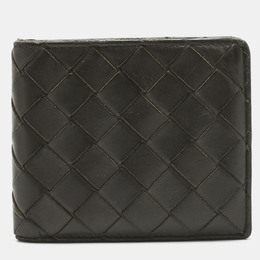 Bottega Veneta: Коричневый кошелёк  Intrecciato