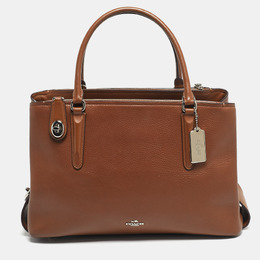 Coach: Коричневая сумка 