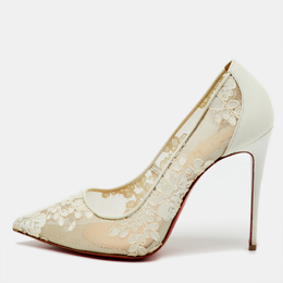 Christian Louboutin: Белые туфли 