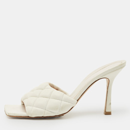 Bottega Veneta: Белые сандалии  Lido