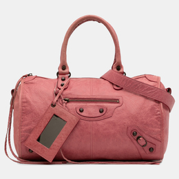 Balenciaga: Розовая сумка 