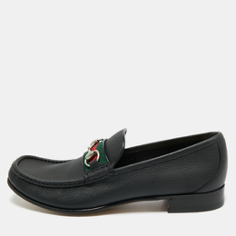 Gucci: Чёрные туфли  Horsebit