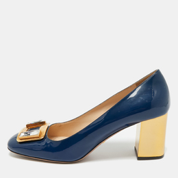 Prada: Синие туфли 