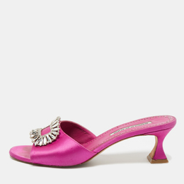 Manolo Blahnik: Фиолетовые сандалии 