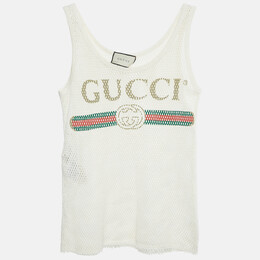 Gucci: Белая майка 
