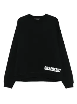 DSQUARED2: Чёрный свитшот 