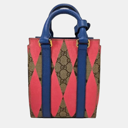 Gucci: Бежевая сумка-шоппер  GG Supreme