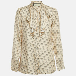 Gucci: Бежевая рубашка 