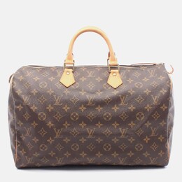 Louis Vuitton: Коричневая сумка  Speedy