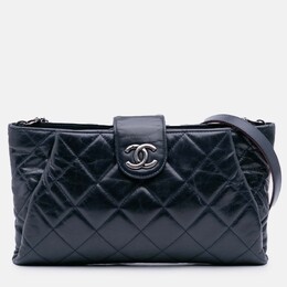 Chanel: Синий клатч 