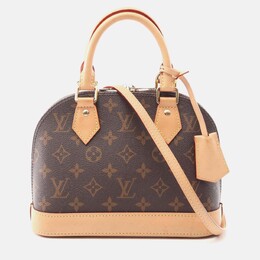Louis Vuitton: Коричневая сумка  Alma BB