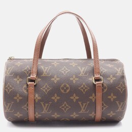 Louis Vuitton: Коричневая сумка  Papillon