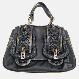 Fendi: Чёрная сумка 