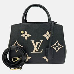 Louis Vuitton: Чёрная сумка  Montaigne
