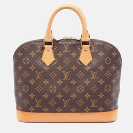 Louis Vuitton: Коричневая сумка 