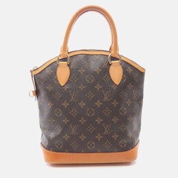 Louis Vuitton: Коричневая сумка  Lockit