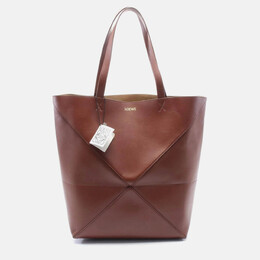 Loewe: Коричневая сумка-шоппер  Puzzle