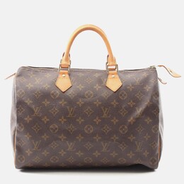 Louis Vuitton: Коричневая сумка  Speedy