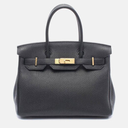 Hermes: Чёрная сумка  Birkin 30