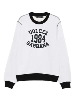 Dolce & Gabbana: Чёрный свитшот 
